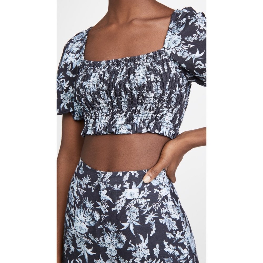 Tigerlily Akari Shirred Bodice Top